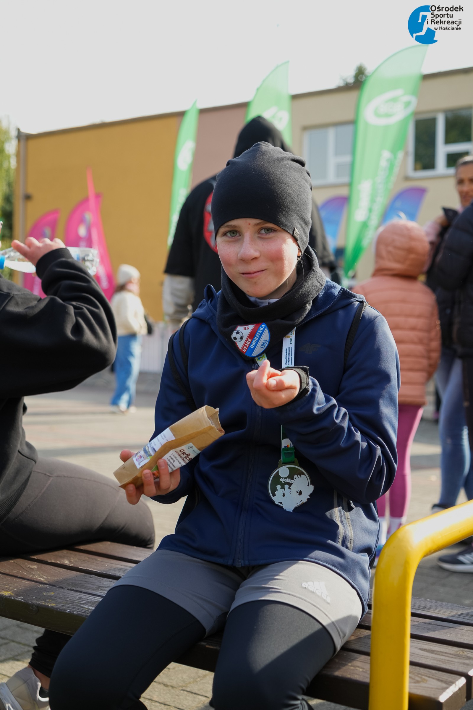  Młodzi zawodnicy JUNATRANS na imprezie biegowej