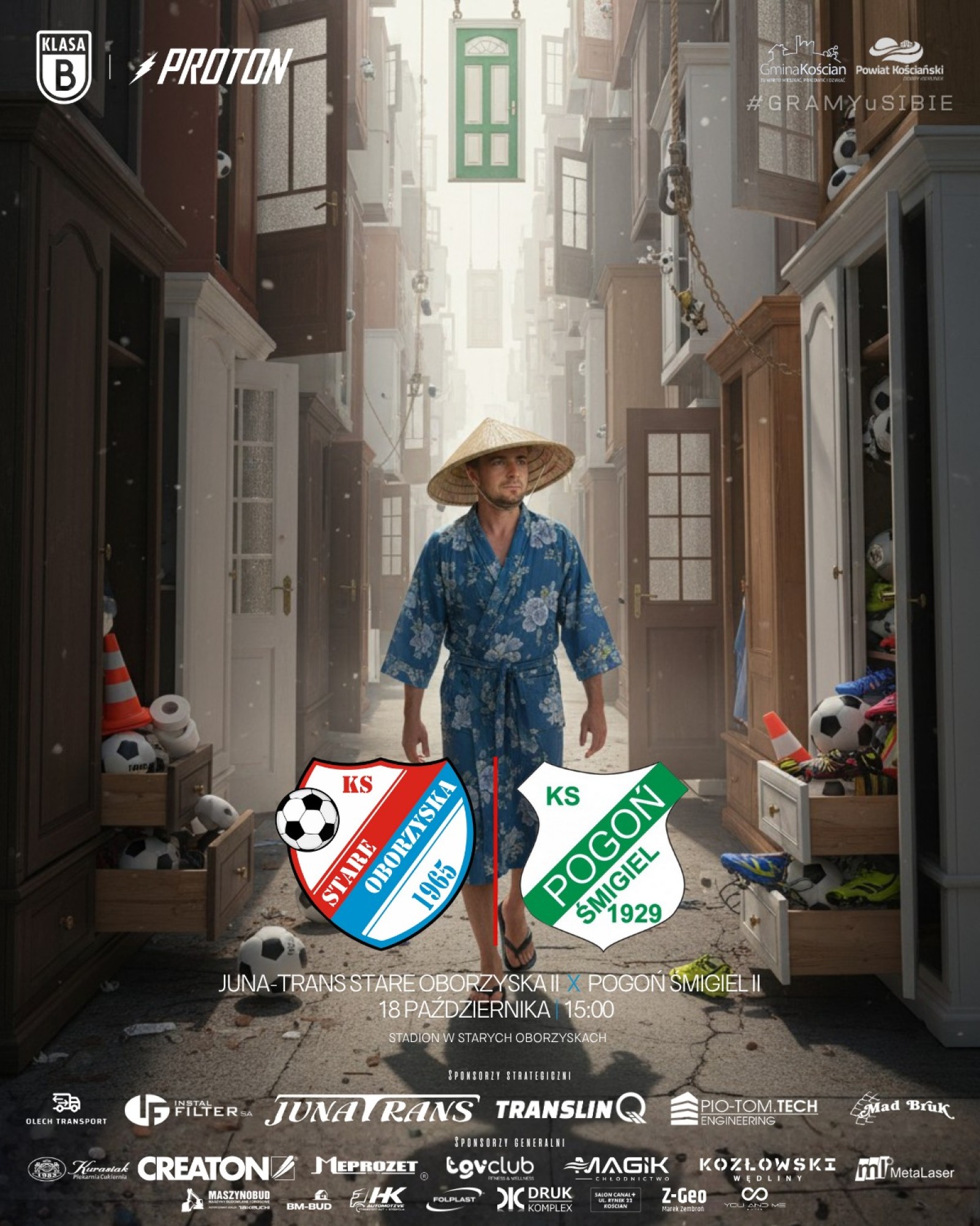 B KLASA |  10. kolejka - Gotowi na bitwę! Juna II kontra Pogoń Śmigiel II