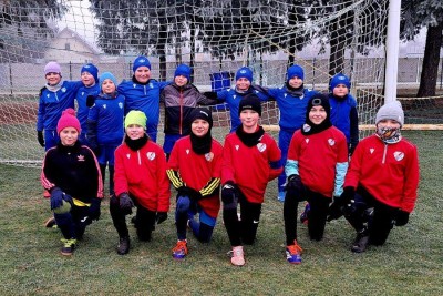 Zimno? Nie dla Orliczek! Niedzielny Sparing z PKS Racot