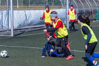 Sparing naszych orlików z orliczkami 