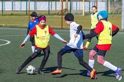 Sparing naszych orlików z orliczkami 