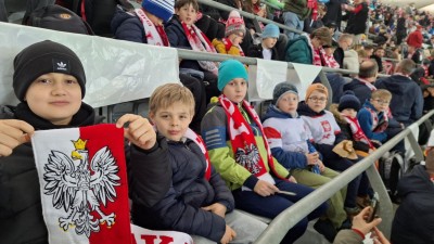 Nasi zawodnicy i zawodniczki na meczu Polska – Litwa! 