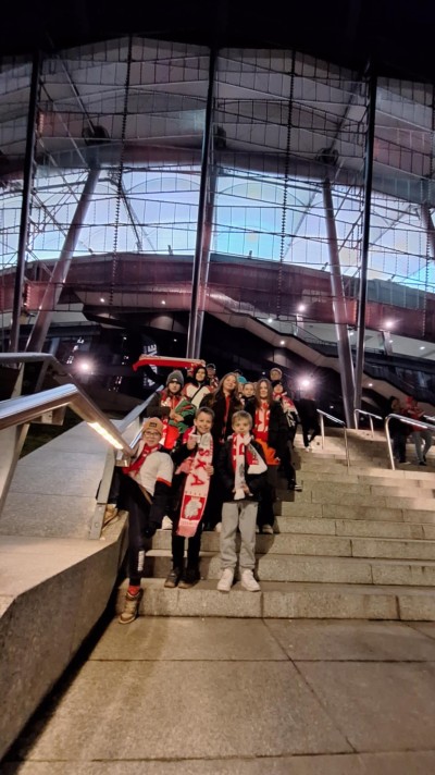 Nasi zawodnicy i zawodniczki na meczu Polska – Litwa! 