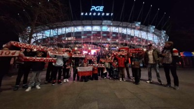 Nasi zawodnicy i zawodniczki na meczu Polska – Litwa! 