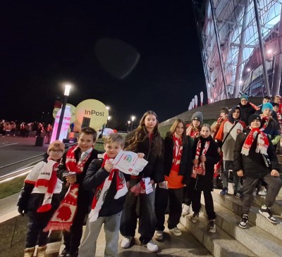 Nasi zawodnicy i zawodniczki na meczu Polska – Litwa! 