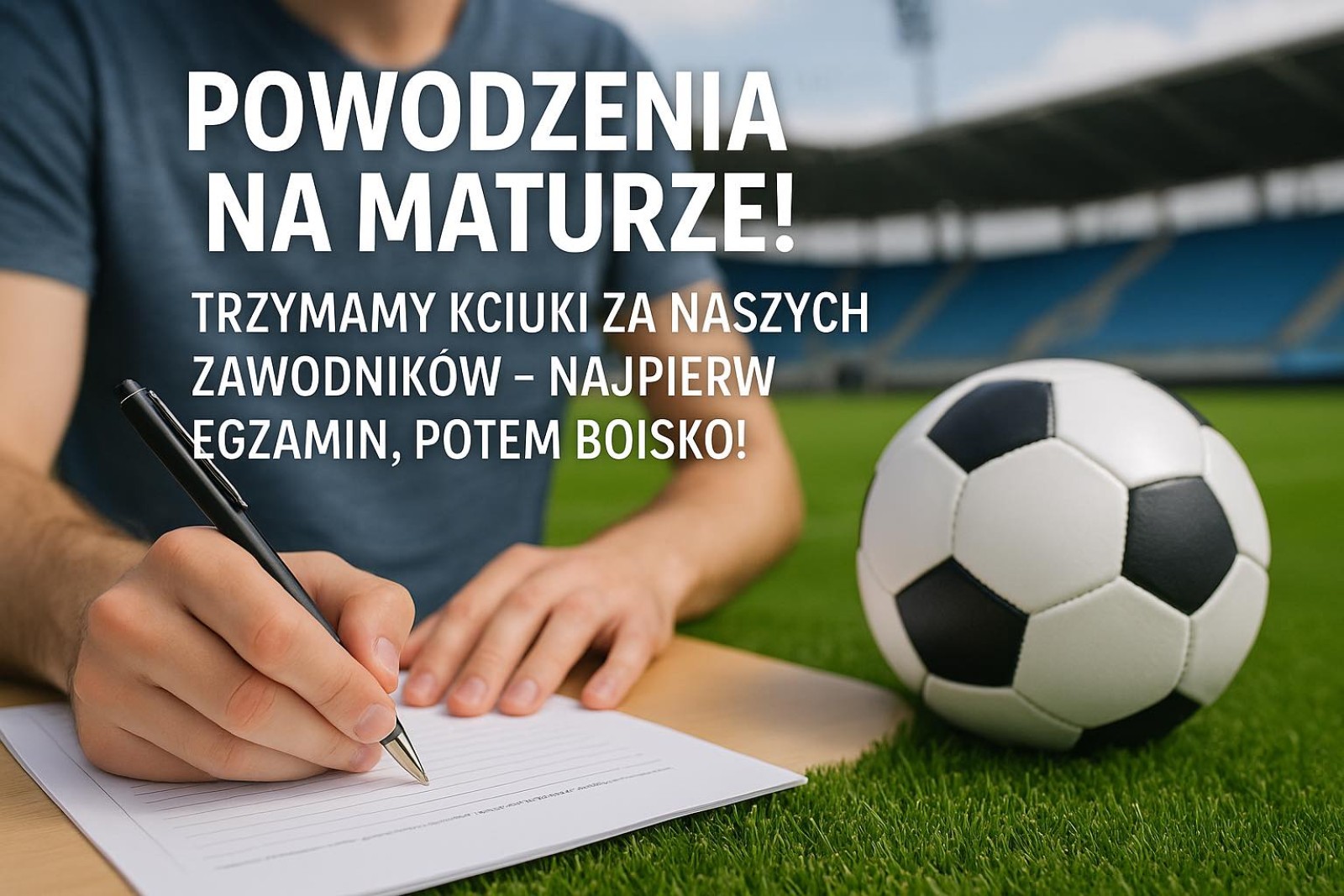 Dziś gracie najważniejszy mecz sezonu – MATURA!