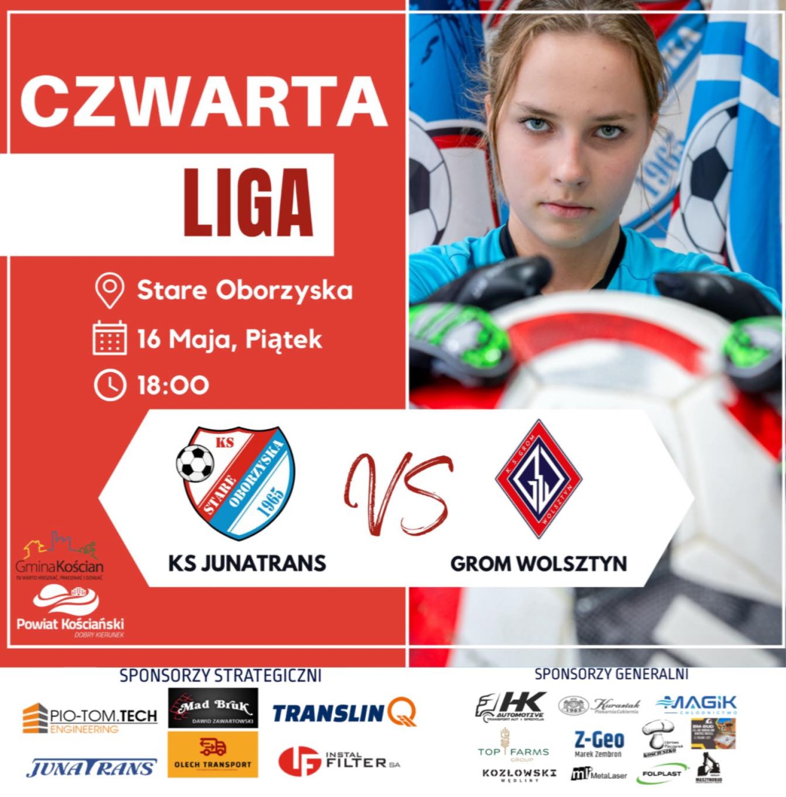 IV LIGA | 14. kolejka - PIĄTKOWE GRANIE W STARYCH OBORZYSKACH