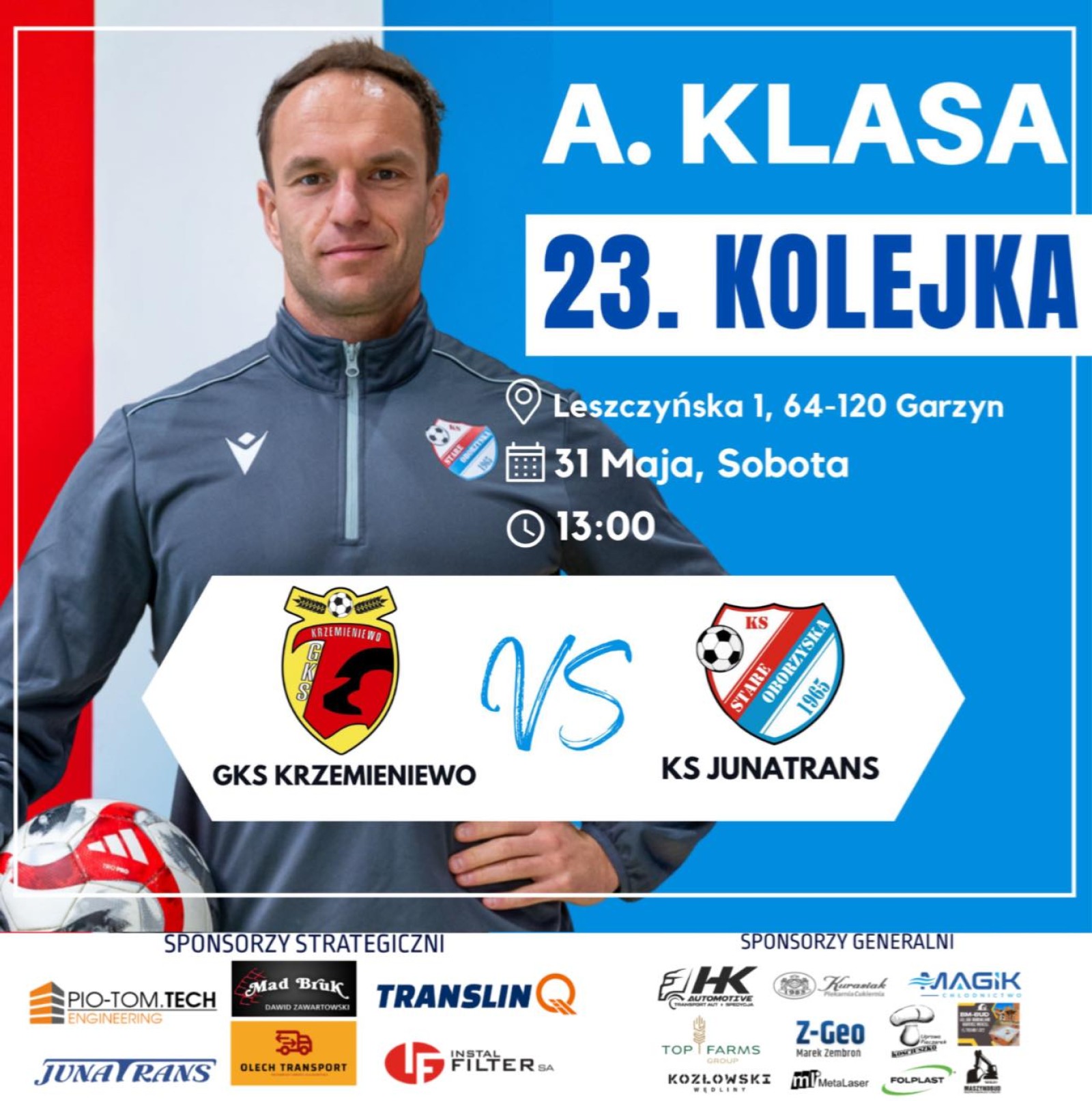 SENIORZY | 23. kolejka - Ligowe Starcie w Krzemieniewie
