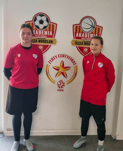 Świetny występ Leny i Nadii na treningu Ślęzy Wrocław