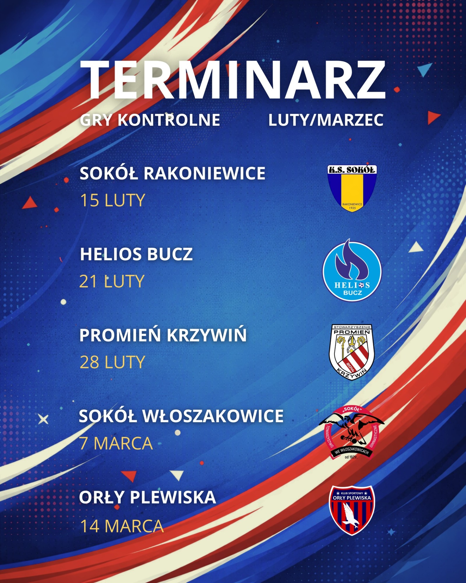 Seniorzy rozpoczynają serię sparingów przed rundą wiosenną