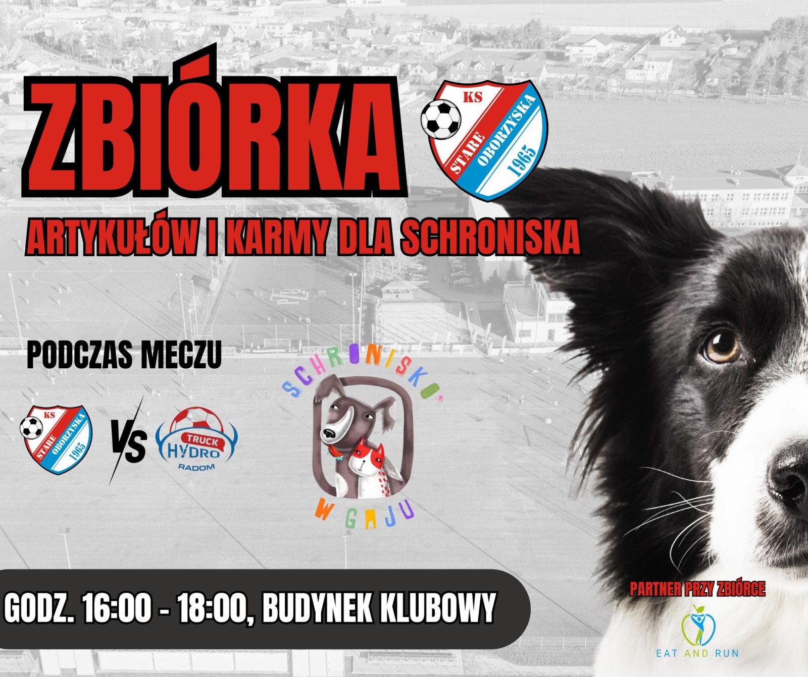 Gramy i pomagamy – zbiórka dla schroniska w Gaju!