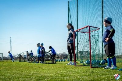 Dużo energii na treningu Skrzatów!