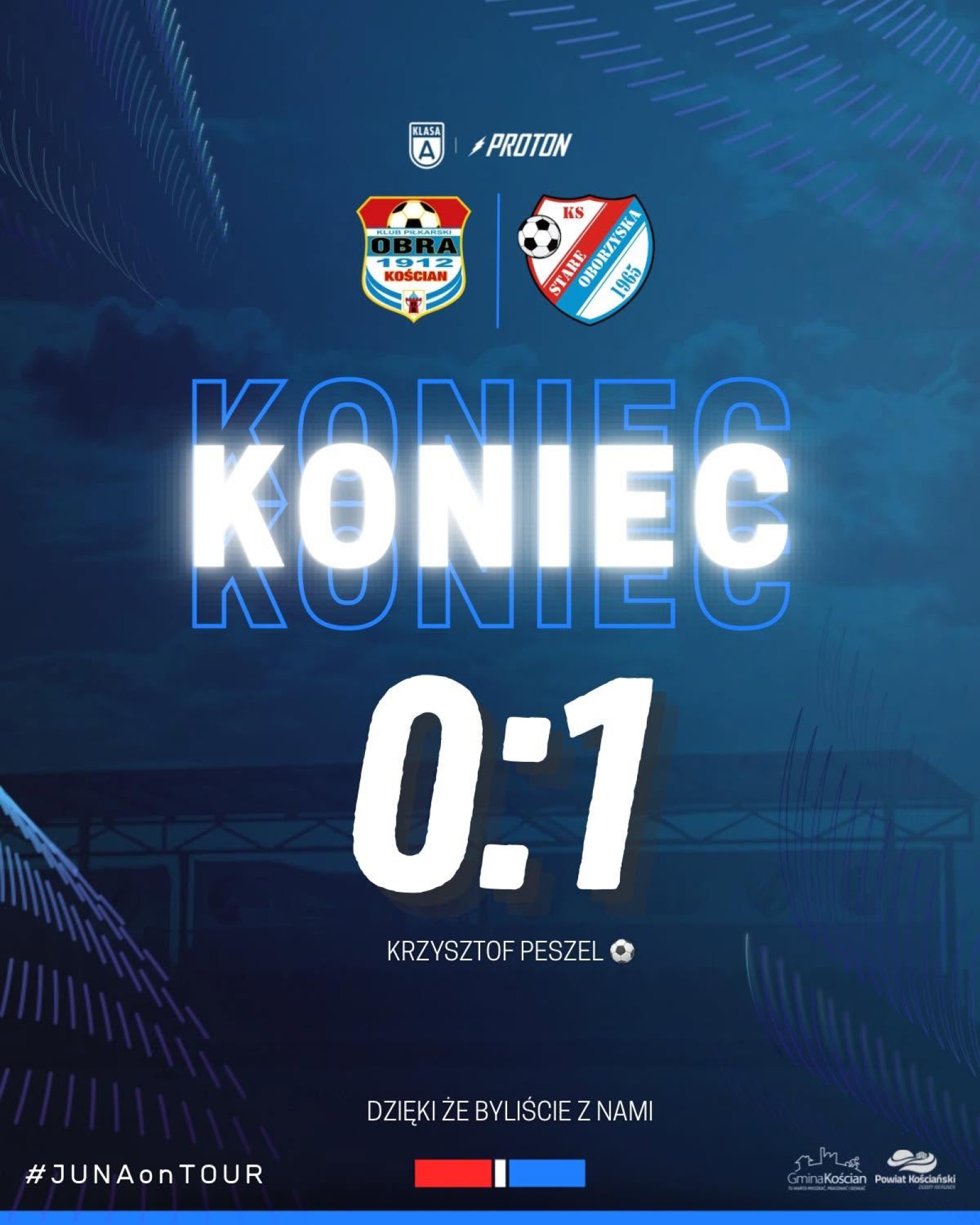 Misja Kościan wykonana. Wracamy z kompletem punktów