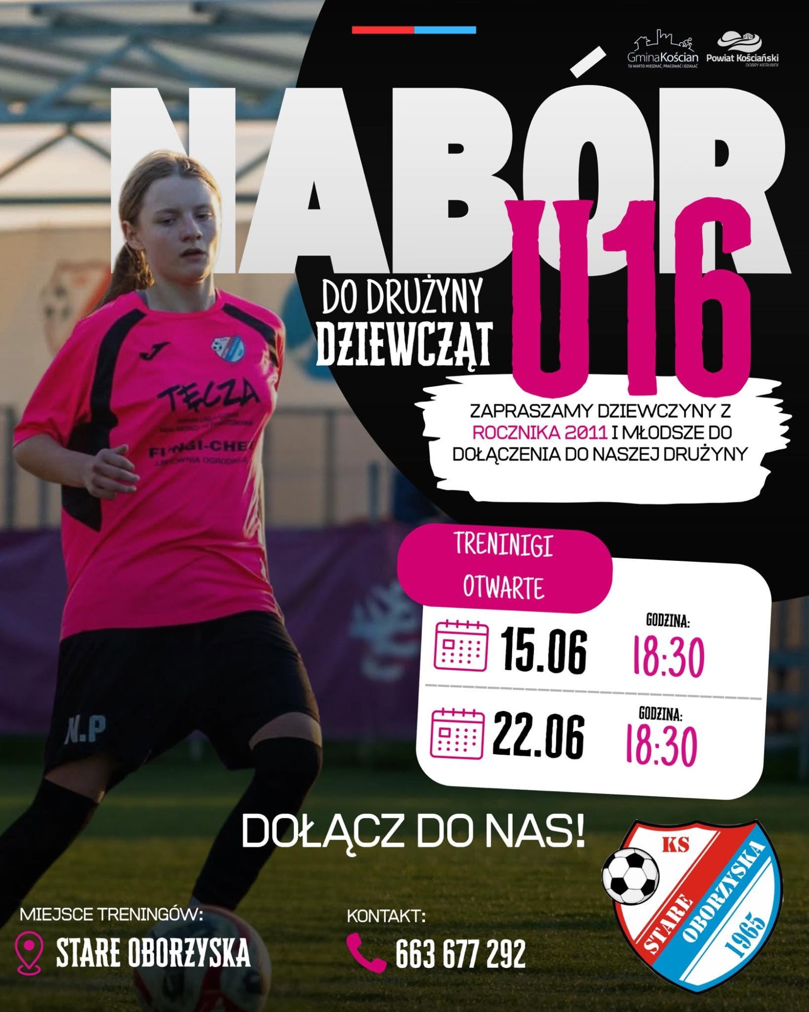 NABÓR DO DRUŻYNY U16 DZIEWCZĄT 