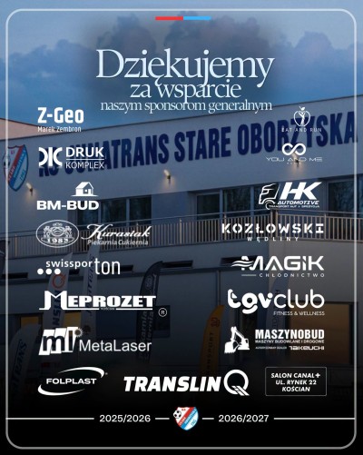 Sponsorzy Generalni – razem tworzymy sukces!